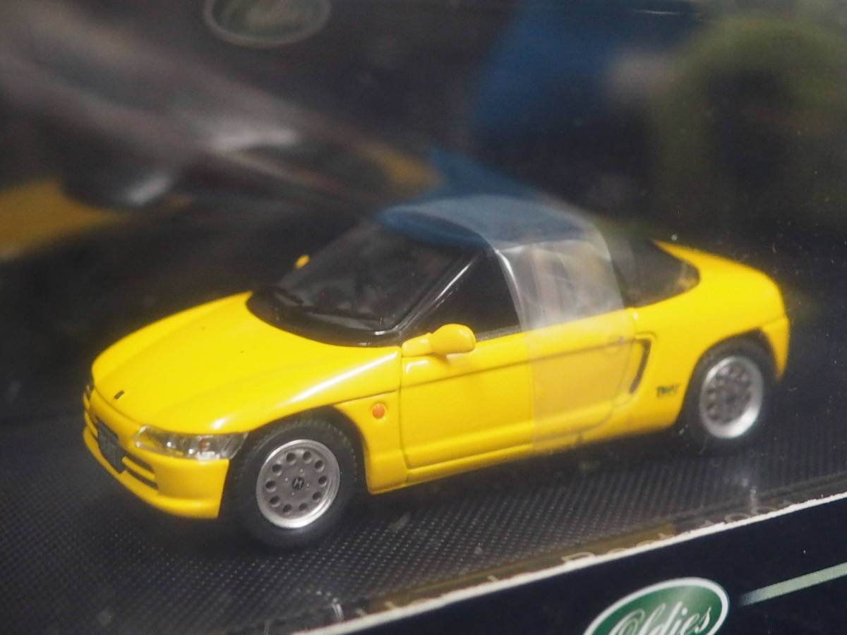 EBBRO ミニカー＜Honda Beat 1991＞YELLOW 648 SCALE1/43 Oldies ケース入り 箱入り_画像9