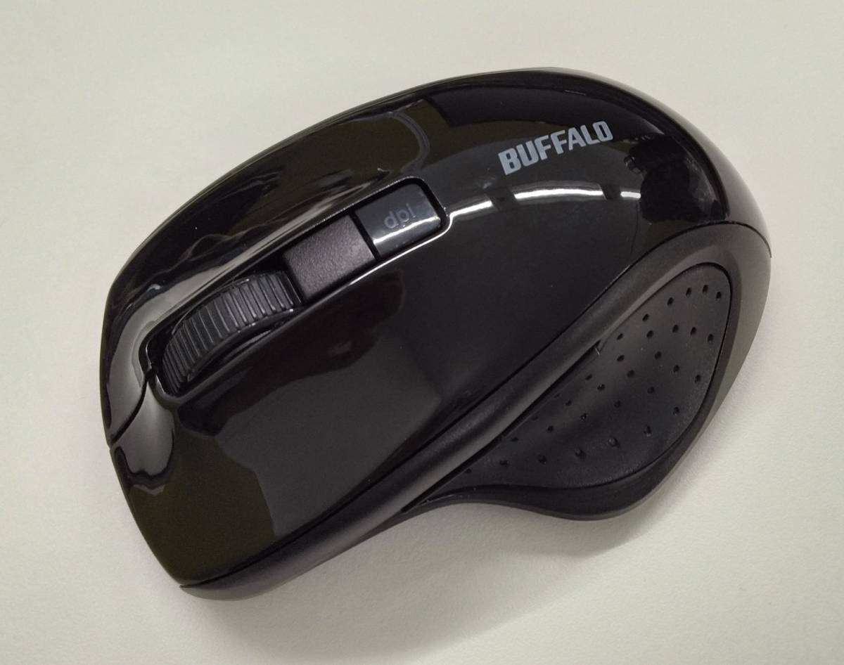 BUFFALO バッファロー ワイヤレスマウス BSMBB300BK ブラック 無線 Bluetooth5.0 DPI切替 省電力 5ボタン 匿名配送_画像1