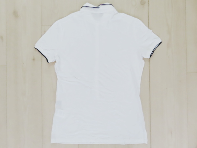 K02 FENDI フェンディ 1Pロゴ 半袖 ポロシャツ 44 ホワイト_画像6