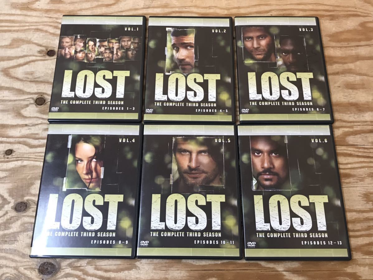 mF 60 ロスト LOST シーズン3 DVDBOX コンプリートボックス 12枚組 ※帯に破けなどの難あり、再生未確認、ディスクに傷有りのもの有_画像3