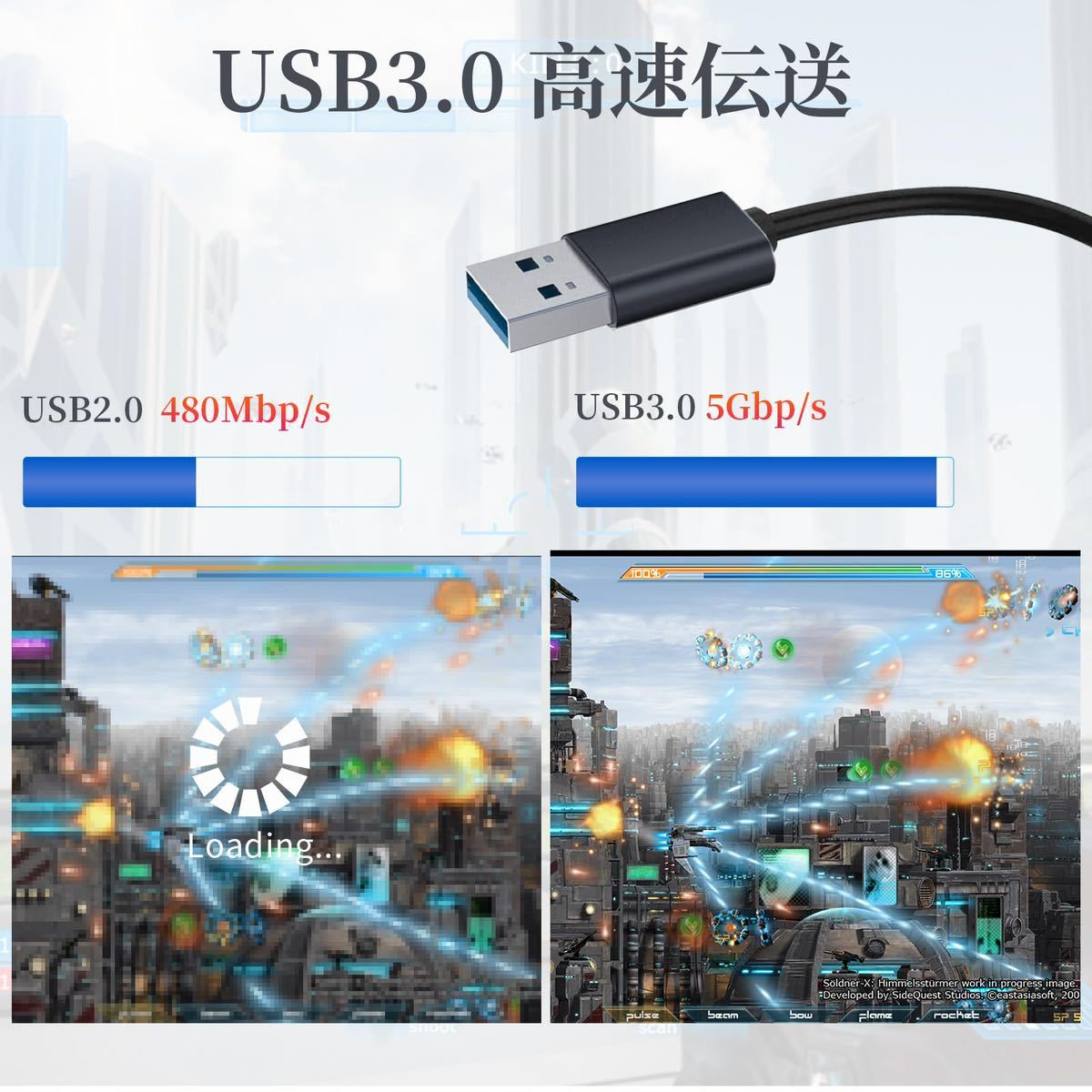 キャプチャーボード HDMI 4K 60FPS Switch対応 1080P/60FPS ビデオキャプチャー USB3.0高速伝送 3.5mmオーディオ入力/出力 Switch PS5 PS4_画像4