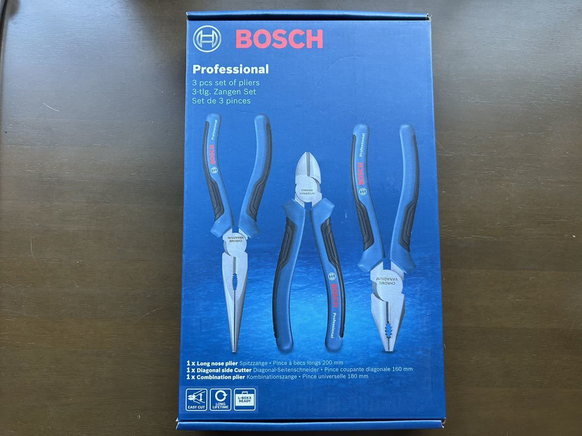 BOSCH ペンチ・プライヤー・ニッパー3点セット　新品・未使用開封のみ　送料着払いにて_画像1