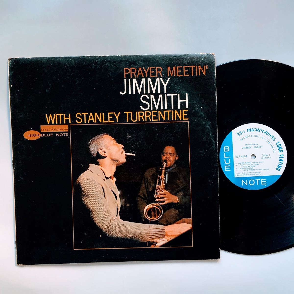 #2930【希少な名盤】ジミー・スミス Jimmy Smith Prayer Meetin BLUE NOTE BLP 4164 MONO LPレコード 12インチ NYモノラル盤 ブルーノート_画像1