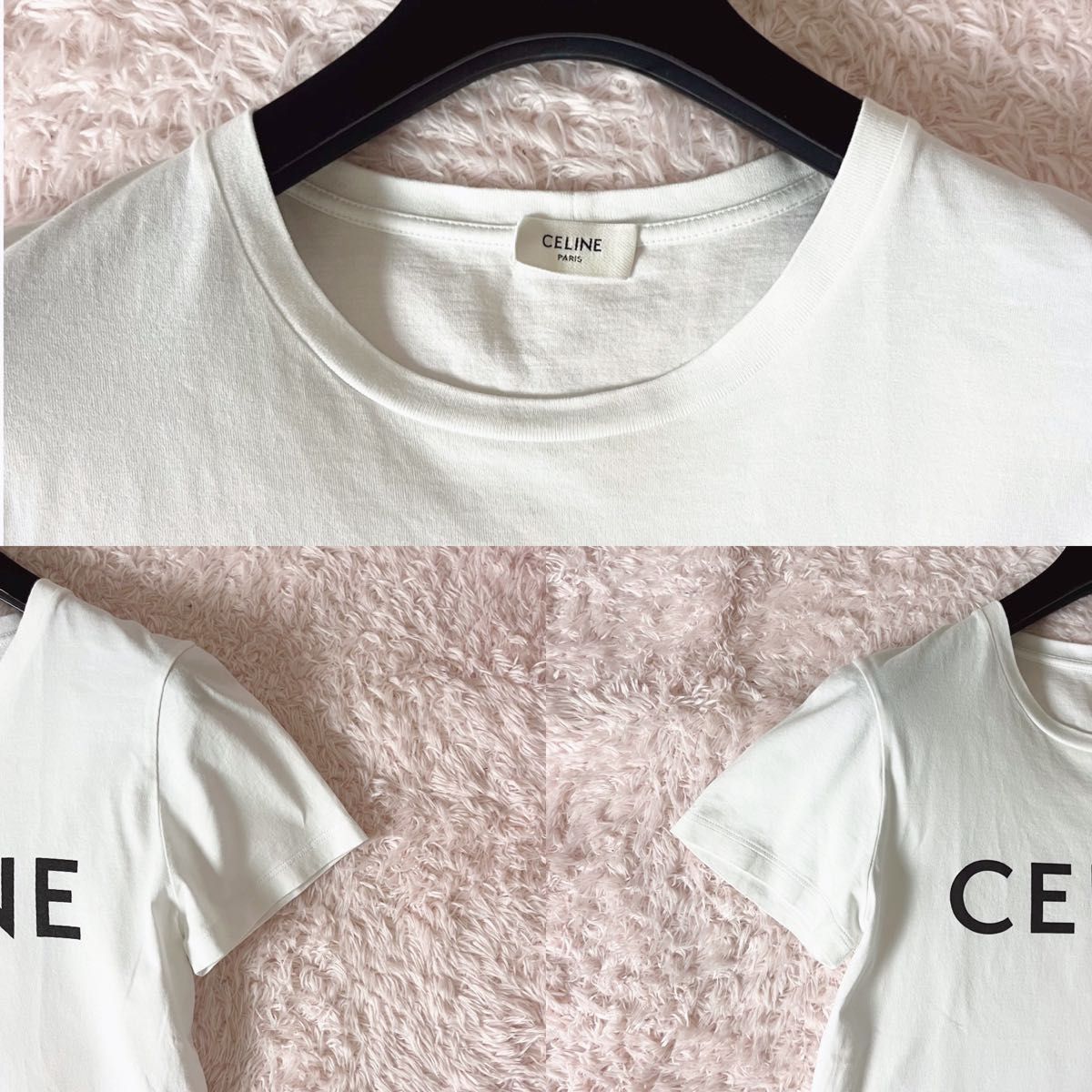 現行タグ CELINE セリーヌ ブランドロゴ 半袖 Tシャツ ロゴT 現行タグ CELINE セリーヌ ブランドロゴ 半袖 Tシャツ ロゴT