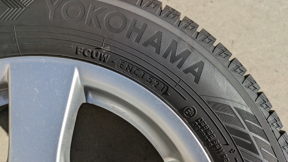 ☆中古　165/70R14　2021年15週製造　YOKOHAMA ice guard IG60 スタッドレスタイヤ＆ホイール4本セット　グラスCF 売り切り☆_画像7