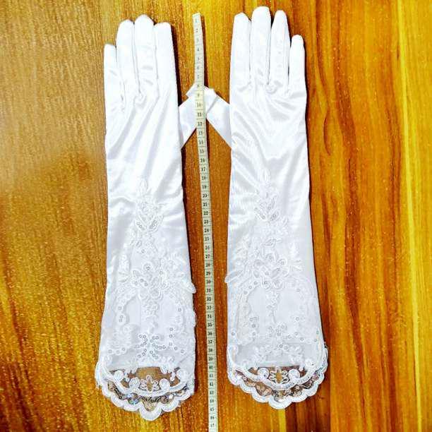  wedding glove long wedding race dress wedding satin gloves 