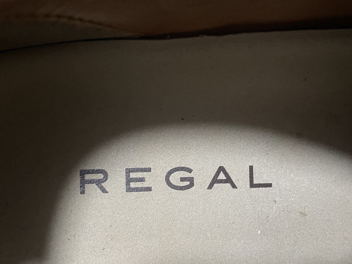 美品 REGAL リーガルGN3F 61ER レザーシューズ レザースニーカー スニーカー ミドルカット ハイカット ジップアップ 2アイ プレーントゥ _画像9