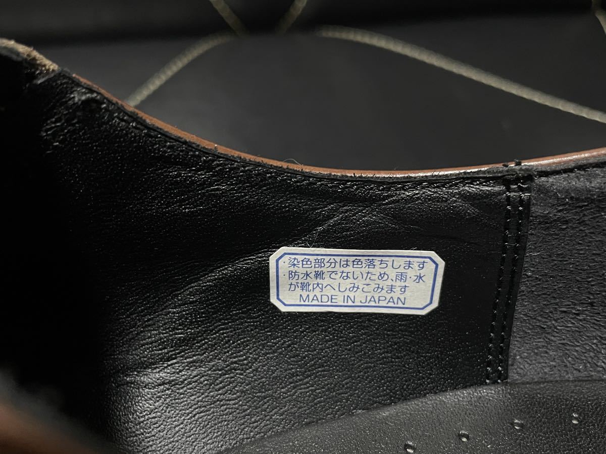 1度使用 REGAL リーガル K/8K5345 3/MR 25.5cm ビジネスシューズ レザーシューズ 革靴 本革 ストレートチップ ブラウン 日本製 _画像10