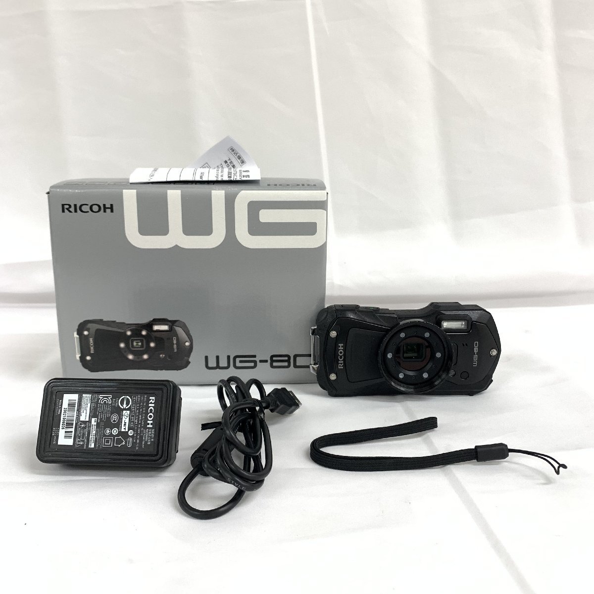 〇中古品〇RICOH リコー 本格防水デジタルカメラ 小型 軽量 WG-80