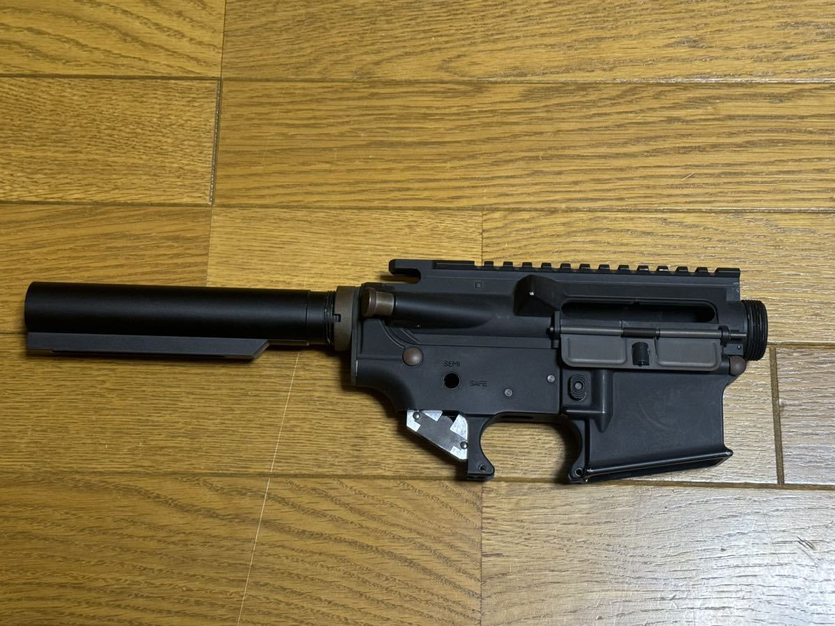 HAO PTW infinity用レシーバー Daniel Defense DDM4V7S刻印 電動ガン systema 7075 _画像2