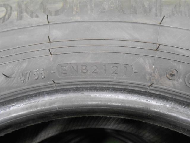 シマ★ 中古 夏 タイヤ 4本 ノーマル 195/80R15 107/105NLT ヨコハマ ブルーアースvan RY55 2021年 約8～7分山_画像3