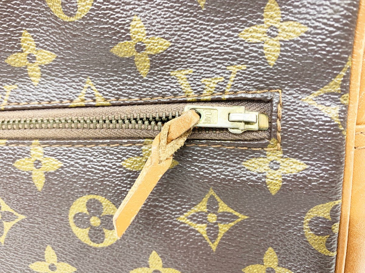 LOUIS VUITTON Louis Vuitton монограмма ручная сумочка Vintage клатч сумка сумка мужской оттенок коричневого fasho