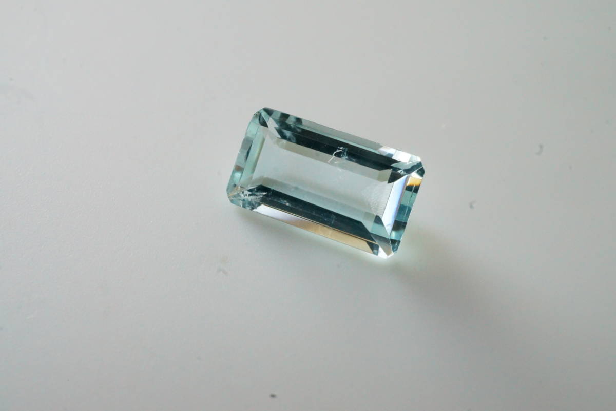  rare![ high class . ornament goods for high quality loose ] transparency eminent aquamarine finest quality loose 1.13ct Koufu . grinding [3 month birthstone ]