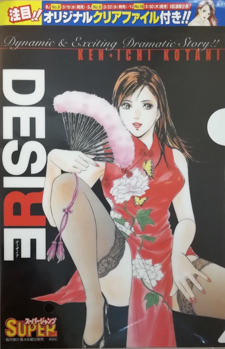 DESIRE 小谷憲一（Ｂ５）クリアファイル 同梱可_画像1