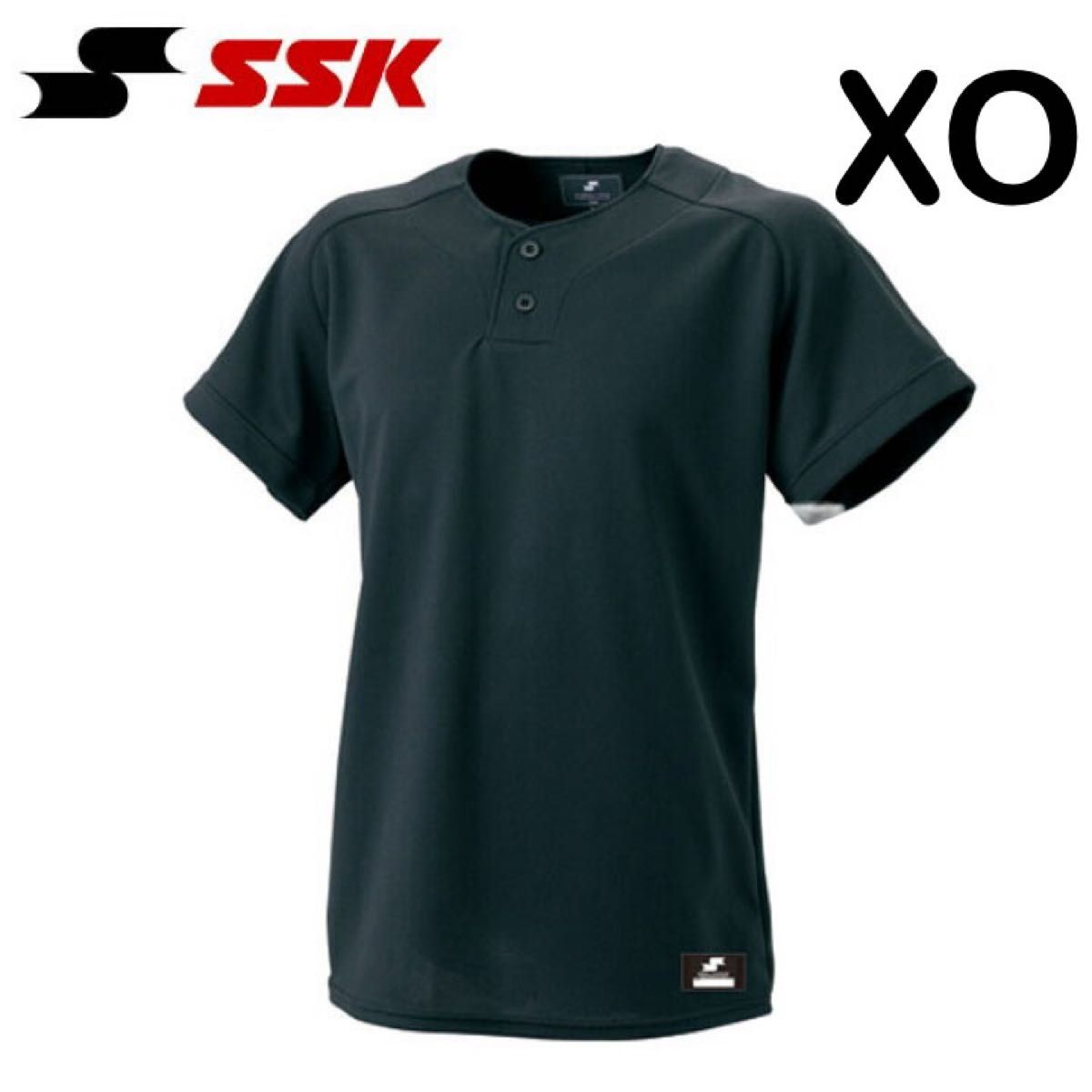 SSK 野球 2ボタンベースボールTシャツ