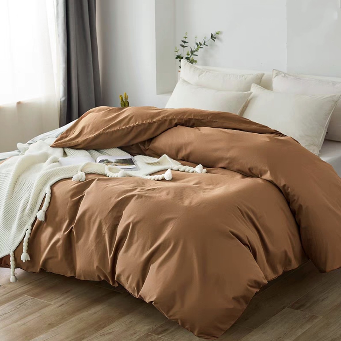  semi-double .. futon cover futon cover feel of is good all season . sweat speed . ventilation anti-bacterial deodorization . mites ( SD*170x210cm* light brown )