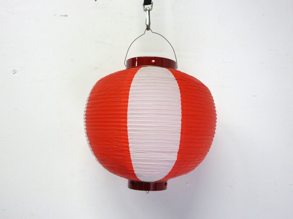  unused with translation 41 pieces set lantern circle lantern vinyl 10 number round red / white red frame diameter 27cm total length 40cm