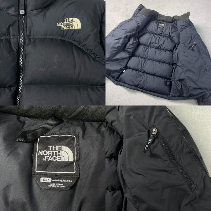 00年代 THE NORTH FACE ノースフェイス 700フィルパワー グースダウンジャケット レディースS_画像3