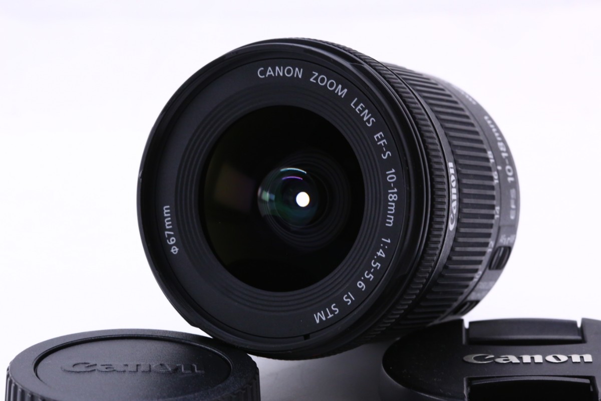 【超美品】 キヤノン CANON EF-S 10-18mm F4.5-5.6 IS STM ズームレンズ #227