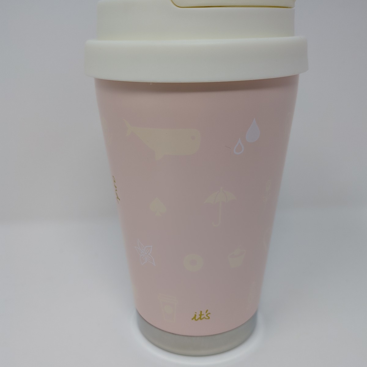 レア　スターバックス スタバ STARBUCKS ステンレス タンブラー TOGO　ロゴカップ　アイコンズ　350ml ウィンター　2016　ピンク_画像2