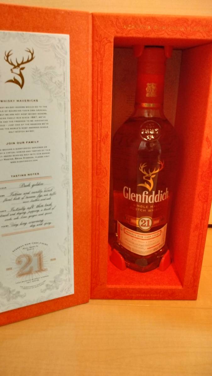 scotch whisky glenfiddich aged 21 years x1本、 years 12 x2本 single malt 未開栓 グレンフィディック 21年 12年 送料込_画像3