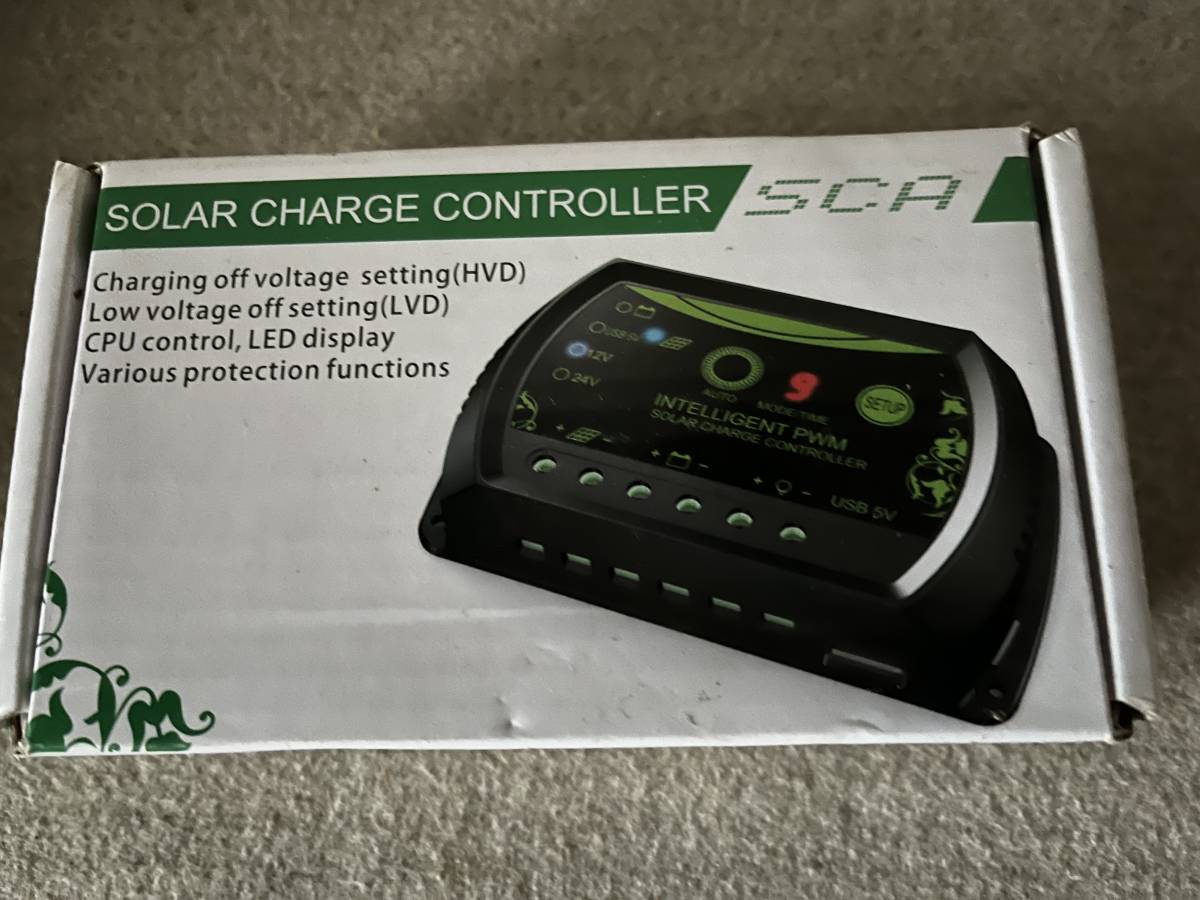  solar charger controller 12V battery charge USB charge controller unused 