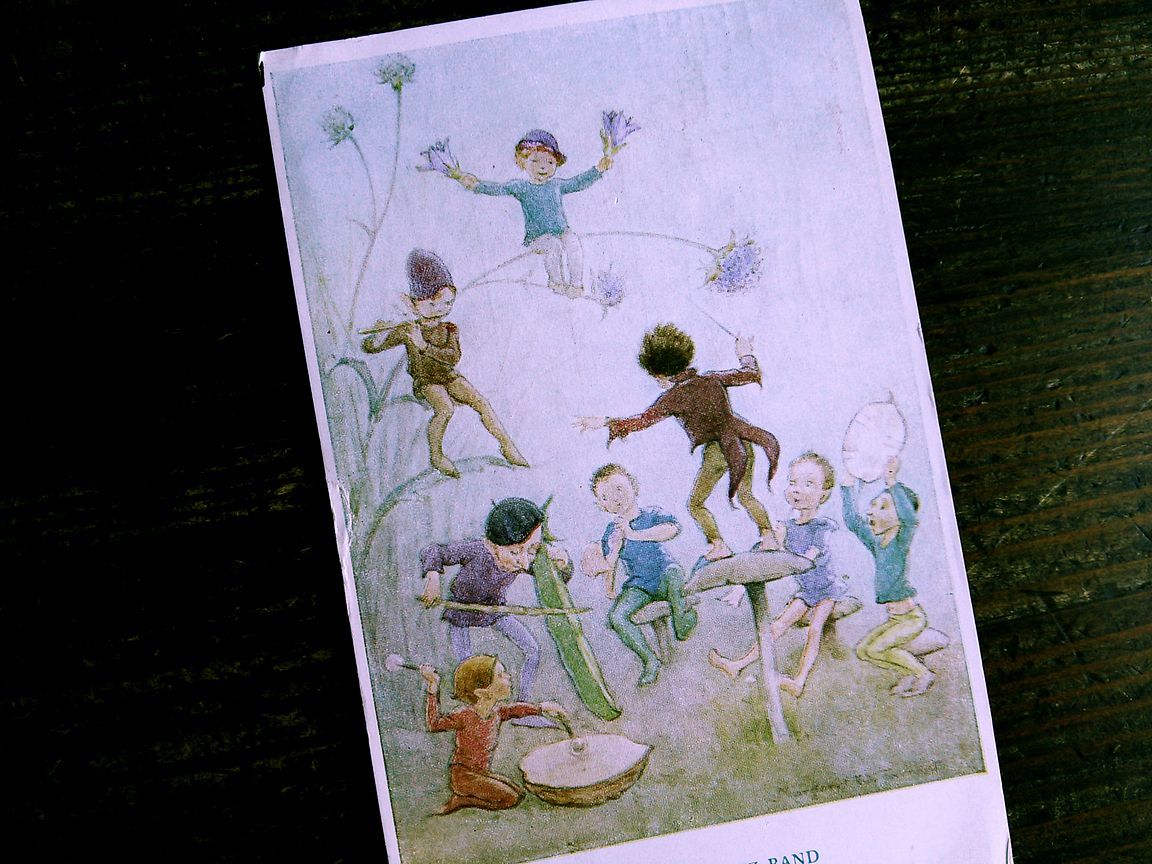 M.W.Tarrant (I)◆U25 マーガレット タラント 子供 イラスト 少女 少年 アンティークポストカード イギリス ビンテージ 外国絵葉書_画像2