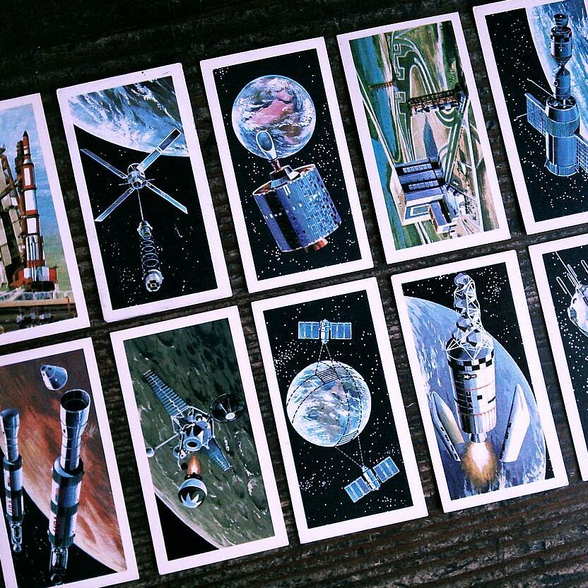 1971年 イギリス シガレットカード 宇宙へ10種 (C)◆ビンテージ タバコカード I75_画像1