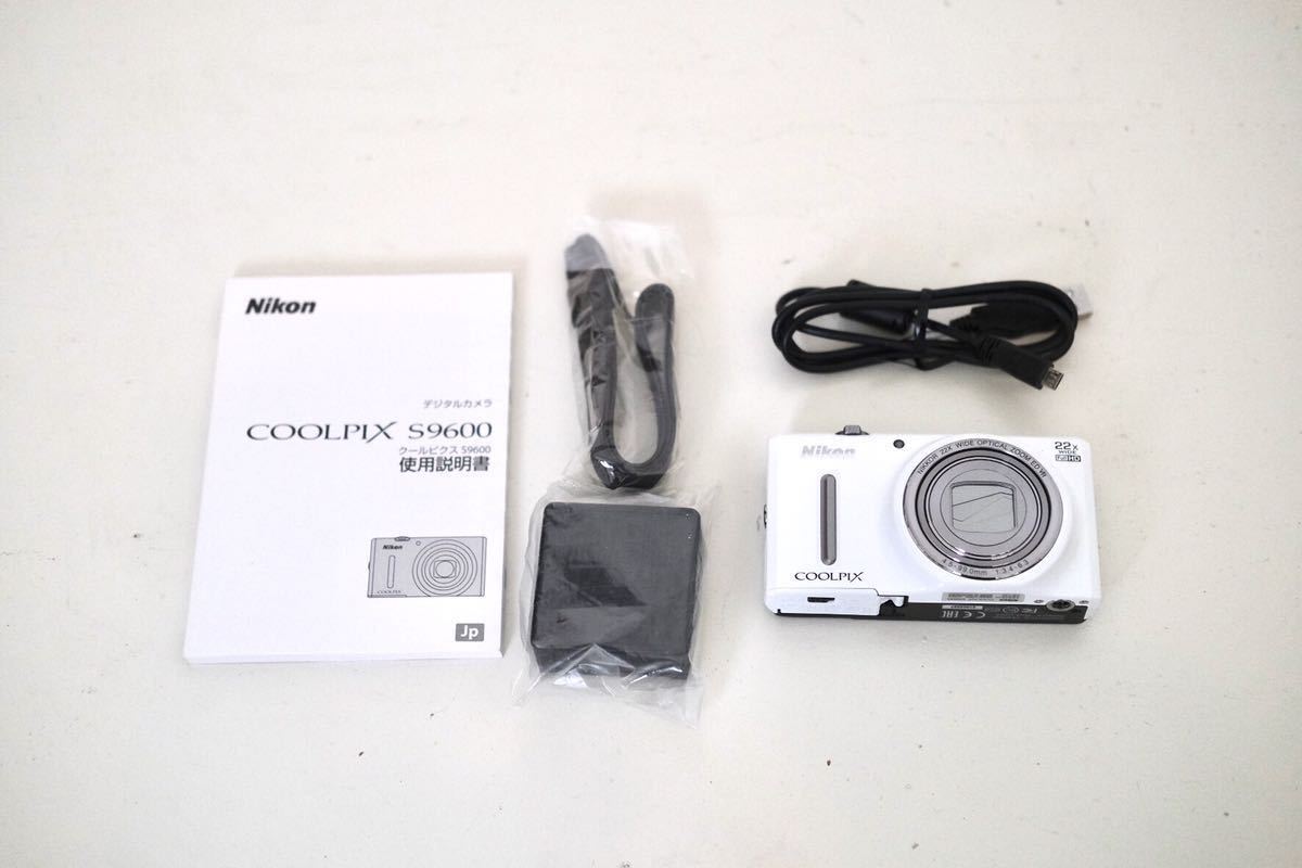 ◎ Nikon COOLPIX S9600 デジカメ 22X WIDE 4.5-99.0mm F3.4-6.3 ZOOM LENS ニコンコンパクトデジタルカメラコンデジ 中古現状品 ZOOM _画像1