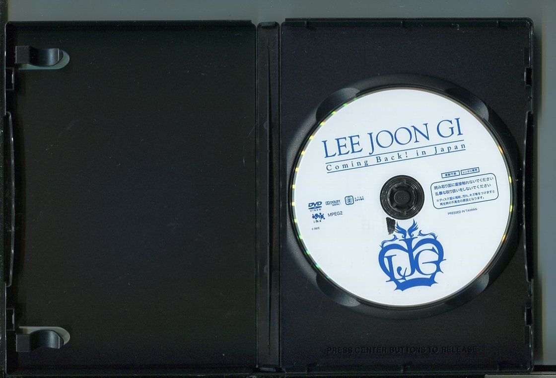 LEE JOON GI Coming Back! in Japan/ 中古DVD レンタル落ち/イ・ジュンギ/z0175_画像2