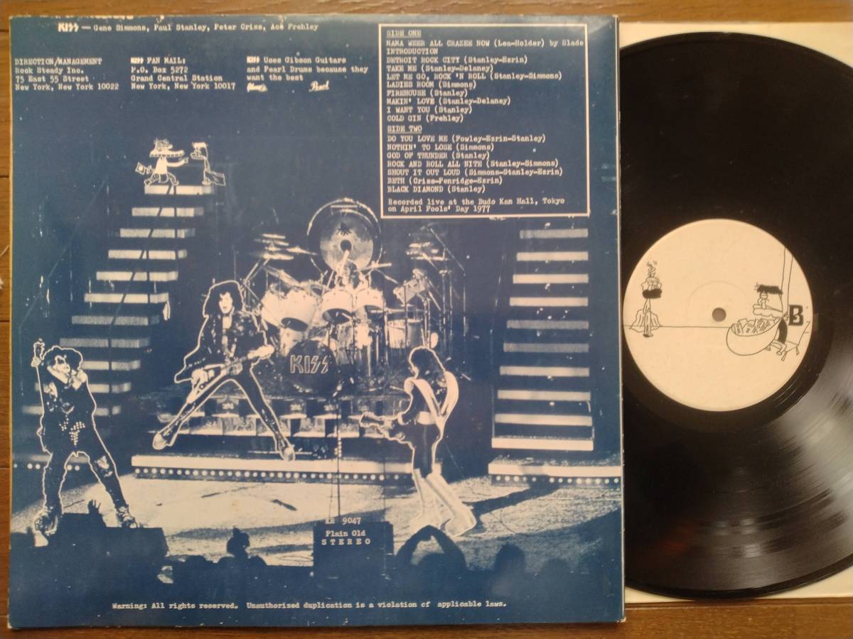 【LP】KISS(KR9047日本企画PLAIN OLD1977年MAMA WEER ALL CRAZEE NOW/MARC/KINNIE)_画像2