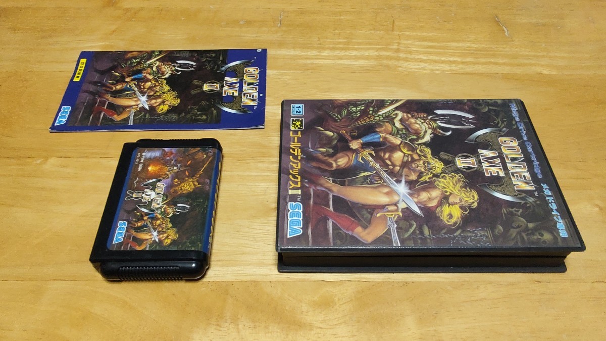 ☆MD「ゴールデンアックスⅡ(GOLDEN AXEⅡ)」箱・取説付き/SEGA
