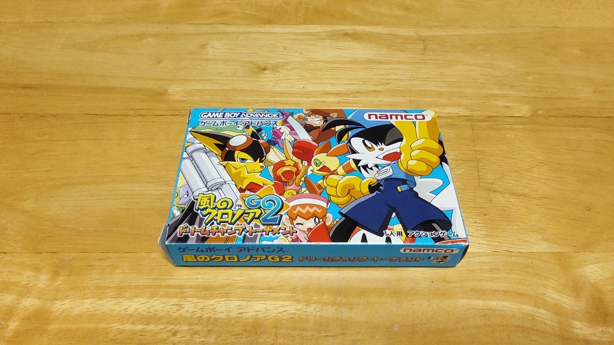 ★GBA「風のクロノアG2 ドリームチャンプ・トーナメント(Klonoa2)」箱・取説・ハガキ・保証書付き/namco/GAMEBOY ADVANCE/ACT/レトロゲーム