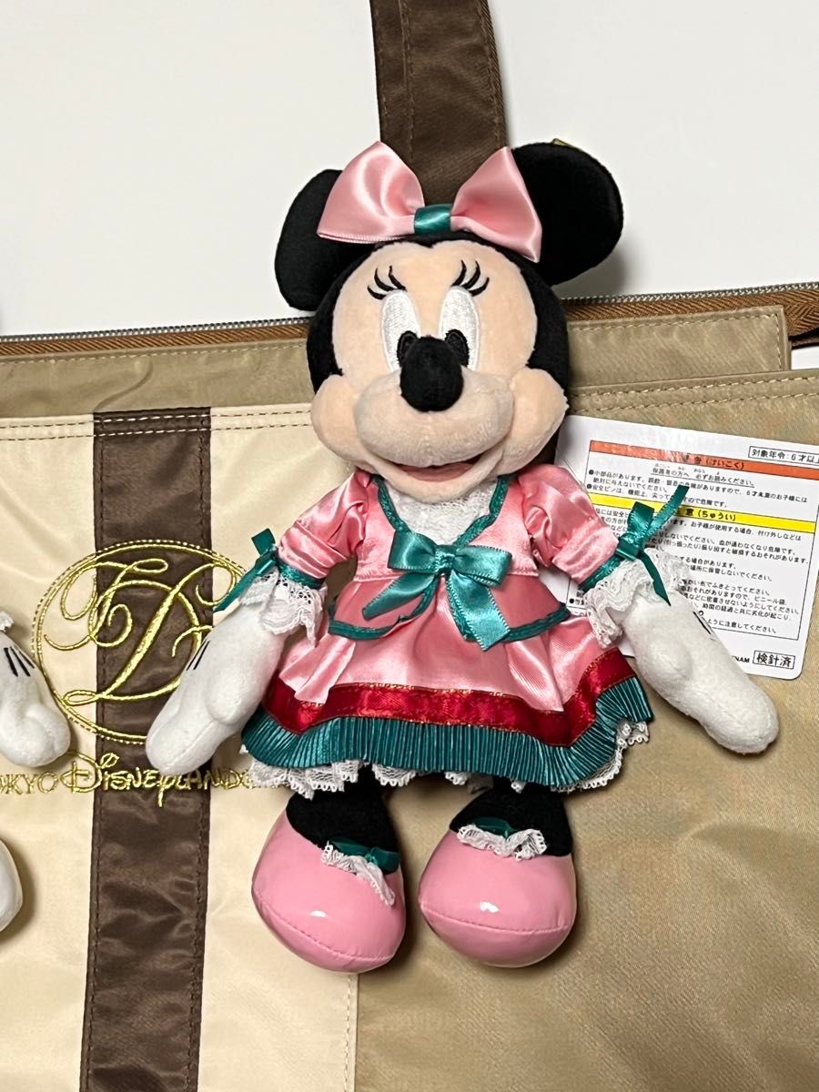 ディズニーランドホテル 宿泊者限定 ぬいぐるみバッジ付き トートバッグ エクスクルーシブ ミッキー ミニー ディズニーランドホテル 宿泊者限定 ぬいぐるみバッジ付き トートバッグ エクスクルーシブ ミッキー ミニー