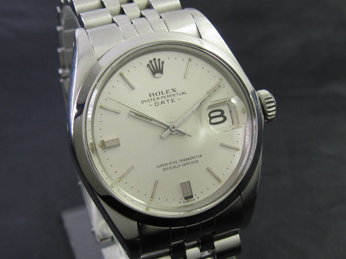 ROLEX OYSTER PERTETUAL DATE/ロレックス オイスターパーペチュアル Ref.1500 Cal.1570 ジュビリーブレス 動作確認済 1968年製造 _画像1