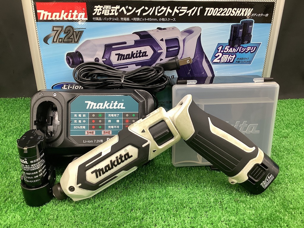 注目ブランドのギフト 中古品 makita TD022DSHXW 充電式ペンインパクト 