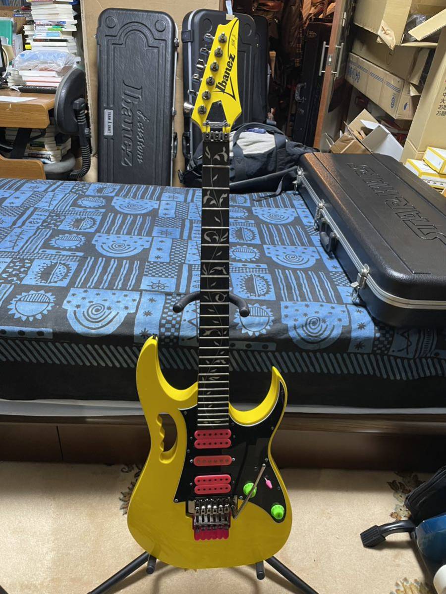 Ibanez JEM Jr. yellow custom Steve Vai_画像1