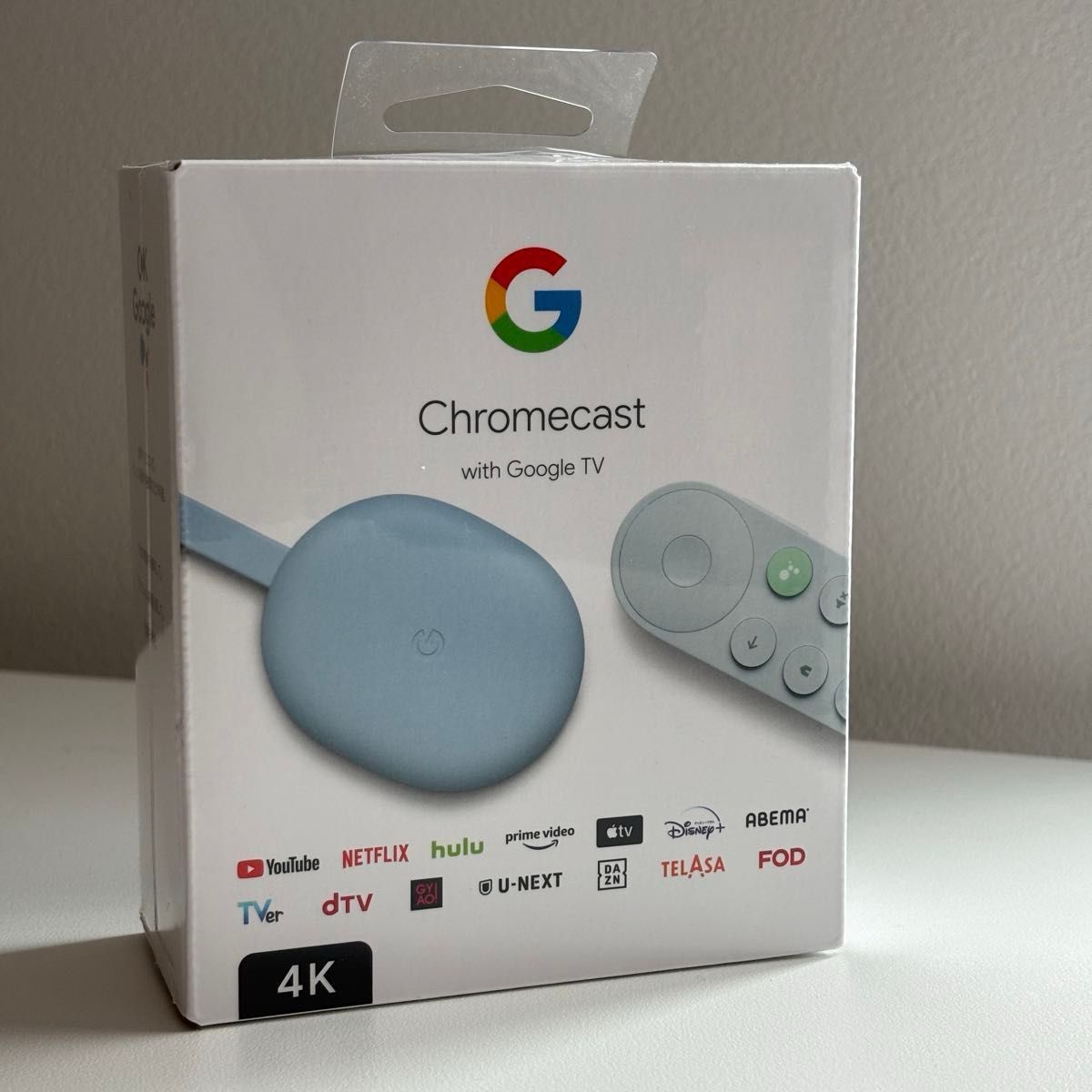 Chromecast with Google TV Sky(スカイブルー) 4K対応 GA01923 Chromecast with Google TV Sky(スカイブルー) 4K対応 GA01923