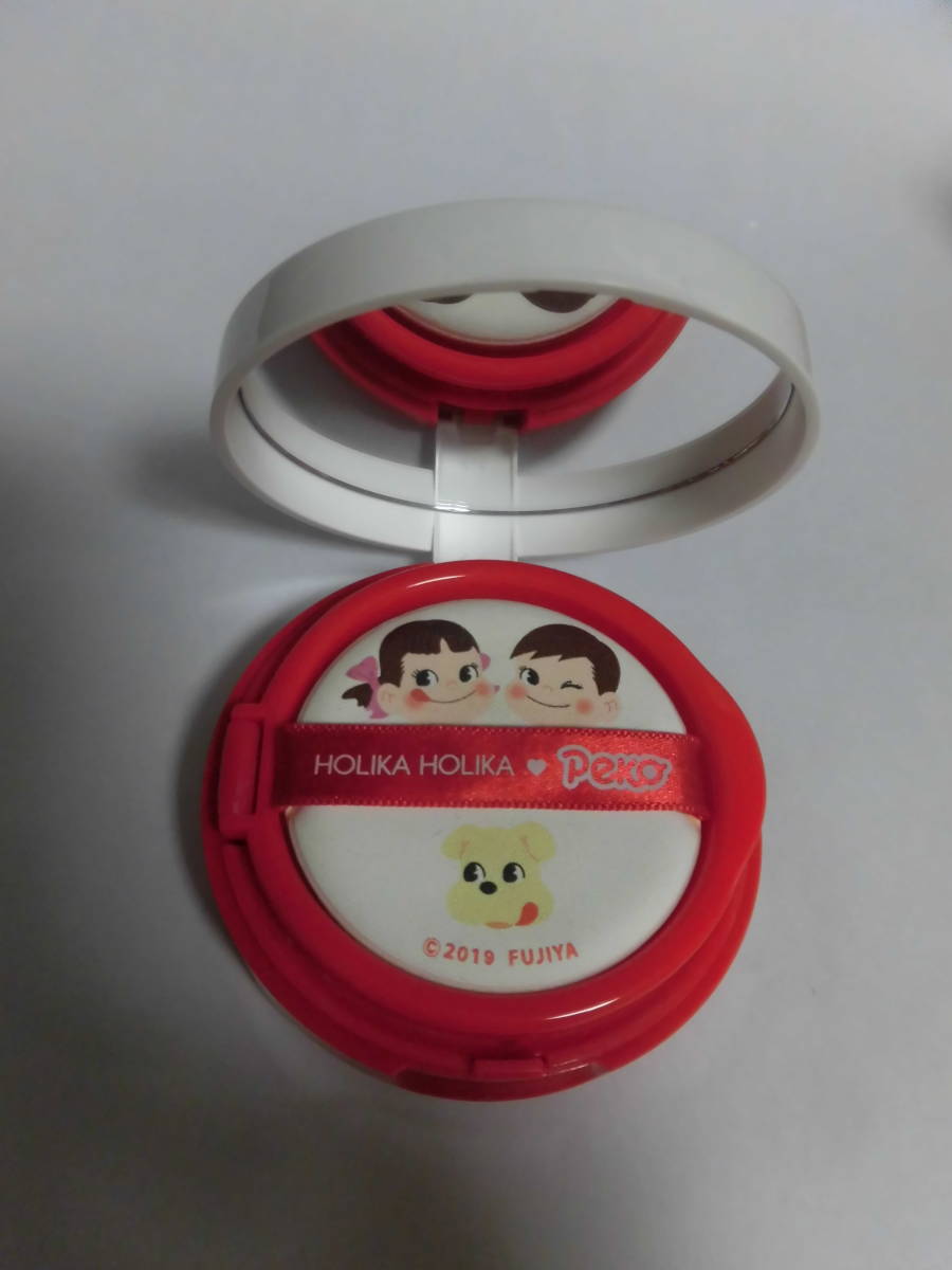  Fujiya Peko Sun cushion Hori ka Hori kaHOLIKA HOLIKA ( exclusive use Peko puff attaching ) diameter 7.3cm free shipping 