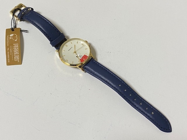 ピーナッツ PEANUTS スヌーピー SNOOPY 革ベルト 腕時計 レディースサイズ 展示未使用品_画像9
