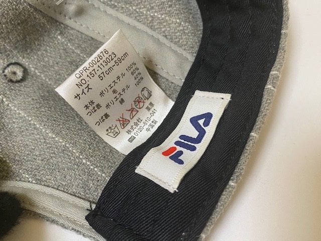 FILA フィラ ADJUSTABLE CAP キャップ 帽子 展示未使用品_画像8