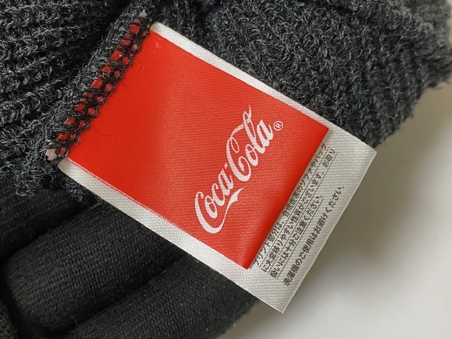 Coca-Cola コカ・コーラ ニットキャップ CAP ニット帽子 グレー 展示未使用品_画像8