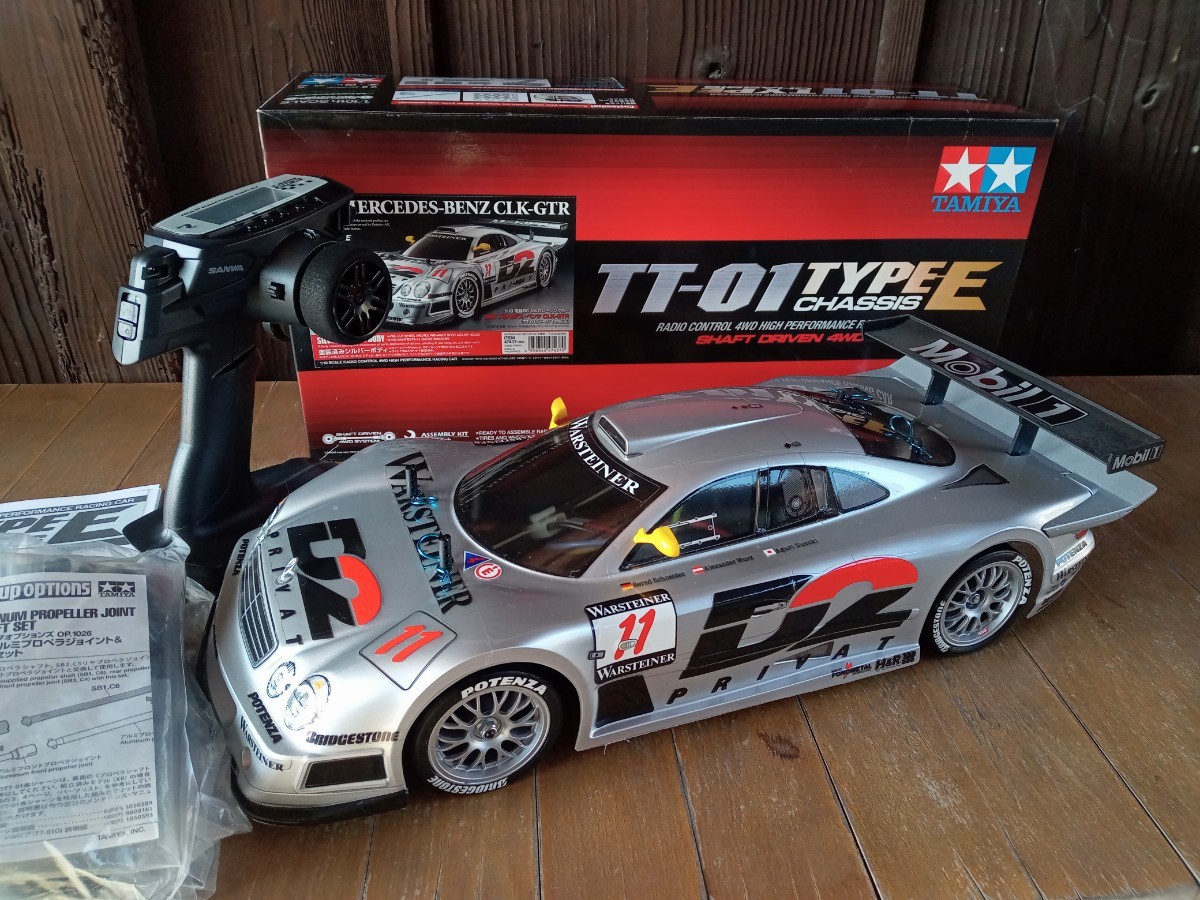 タミヤ　1/10 TT-01 TYPE-E CLK-GTR(プロポ付き)