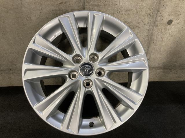 即決　トヨタ　アルファード に着用　中古 純正　アルミ ホイール　1本のみ　18×7.5J　5穴　114.3　+45　キズ有　ホイールＢ_画像1