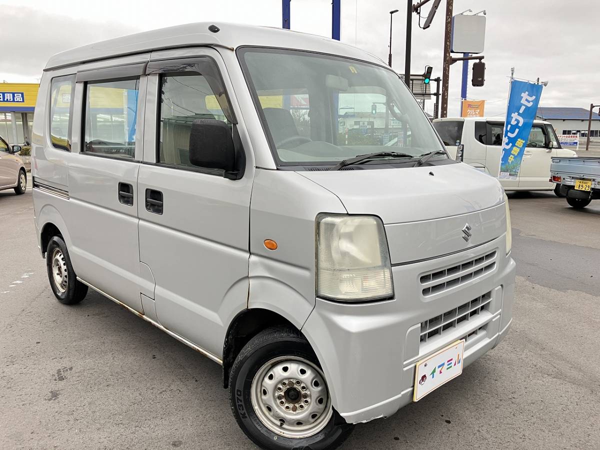 新潟発 8062　H17年式 スズキ エブリイバン DA64V グレード：PA(ハイルーフ) 4WD 8万キロ台 抹消渡し　_画像3