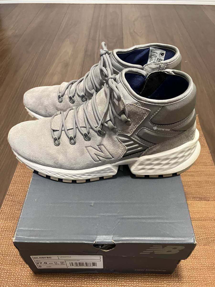 ニューバランス ニオビウム NIOBIUM 9 27 グレー GORE-TEX ゴアテックス_画像2