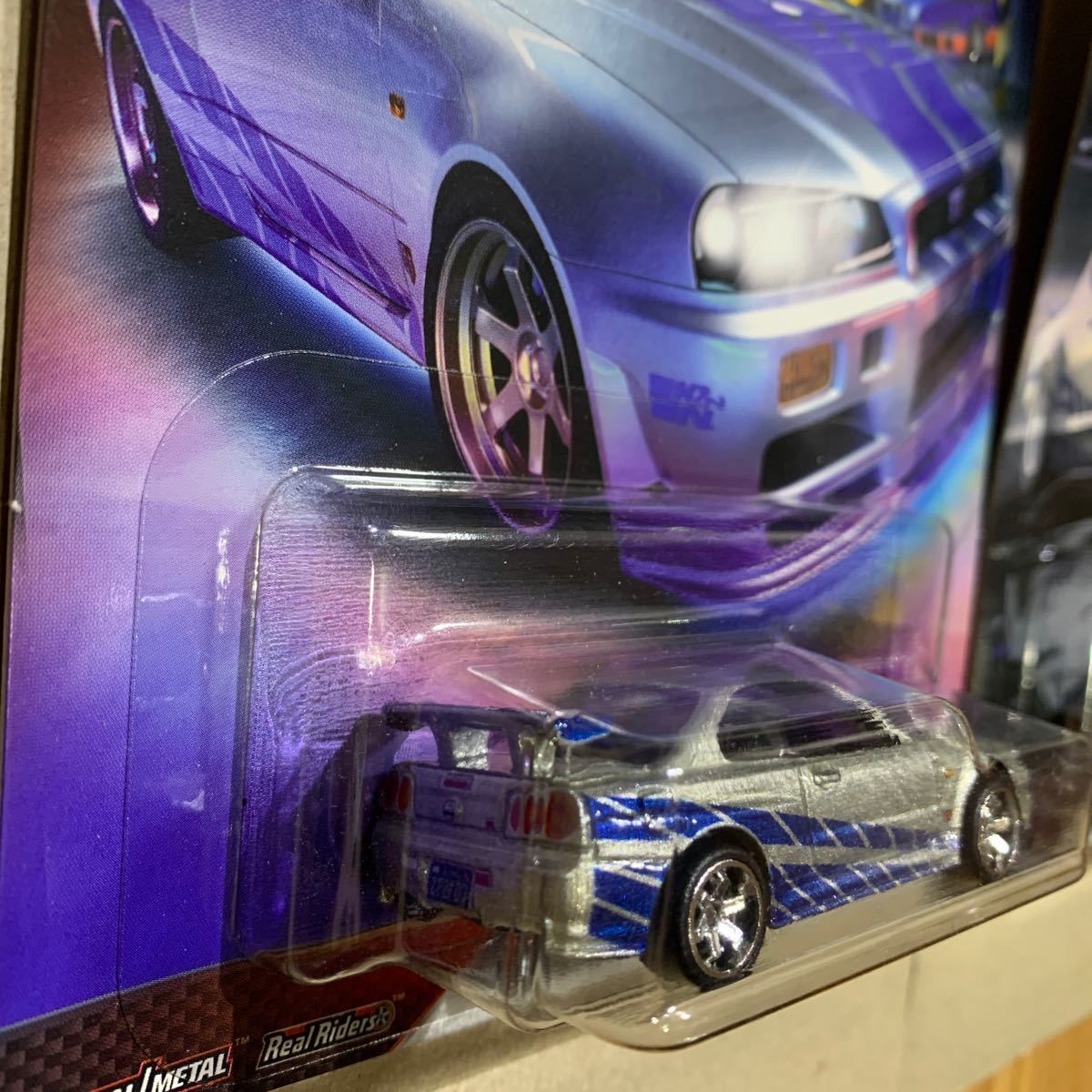 2台セット Hot Wheels Nissan Skyline GT-R BNR34 ht 2000gt-x FAST & FURIOUS ブライアン ホットウィール ワイルドスピード スカイライン_画像3