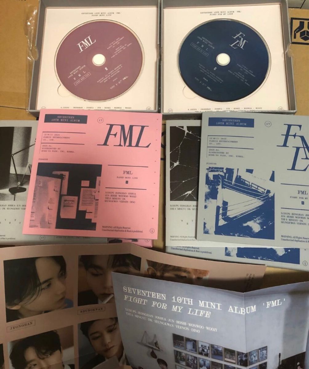 seventeen FML cdのみです。トレカ等のランダムものは付きません。CD未再生です。写真写って通り発送予定です。