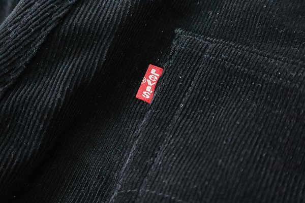 JUNYA WATANABE MAN × LEVI'S ◆ コーデュロイ パンツ 黒 Mサイズ ジュンヤワタナベ コムデギャルソン リーバイス ◆CQ18_画像5