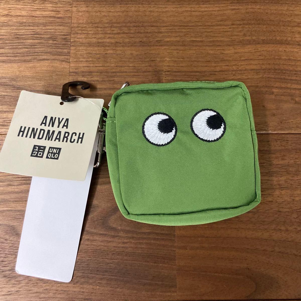 完売品 UNIQLO x ANYA HINDMARCH エコバッグ グリーン アニヤハインドマーチ パッカブルバック ユニクロ